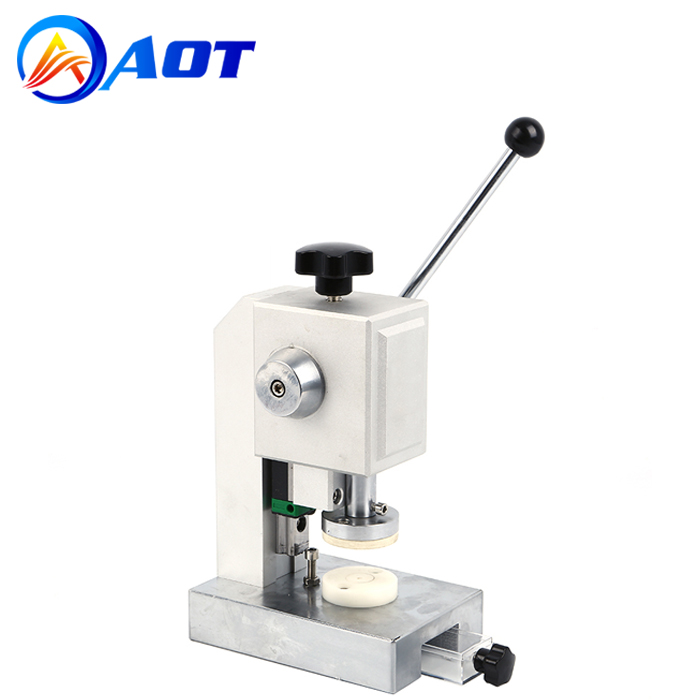 Precision CR20XX Coin Cell Disc Cutter Machine for Battery Separator Round Discs Cutting