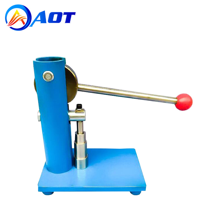 Lab Compact Hand Punch Powder Press Machine for Tablet Making